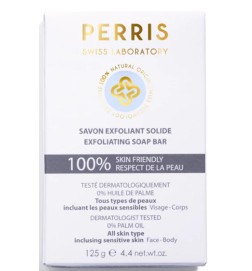 Perris Swiss - Barre de savon Sac à savon exfoliant 125 gr