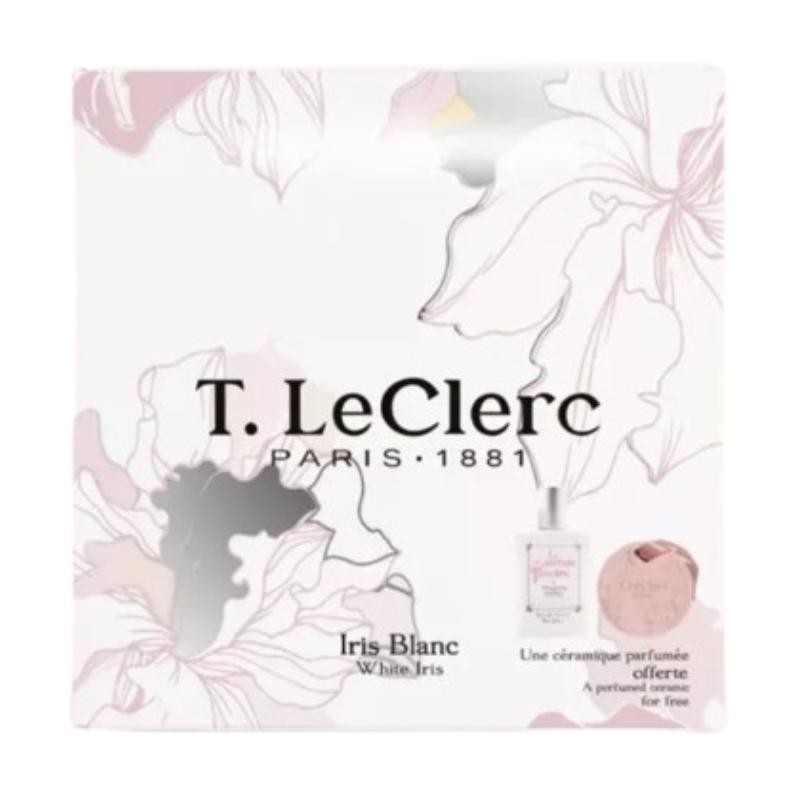Ensemble de parfum blanc iris - T.LeClerc Livraison gratuite!