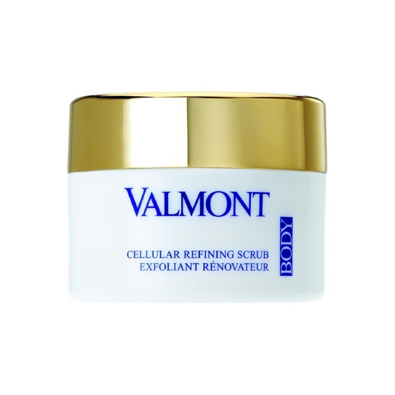 Cellular Refining Scrub 200 ml - Valmont - Renovating Nourishing Body Cream.