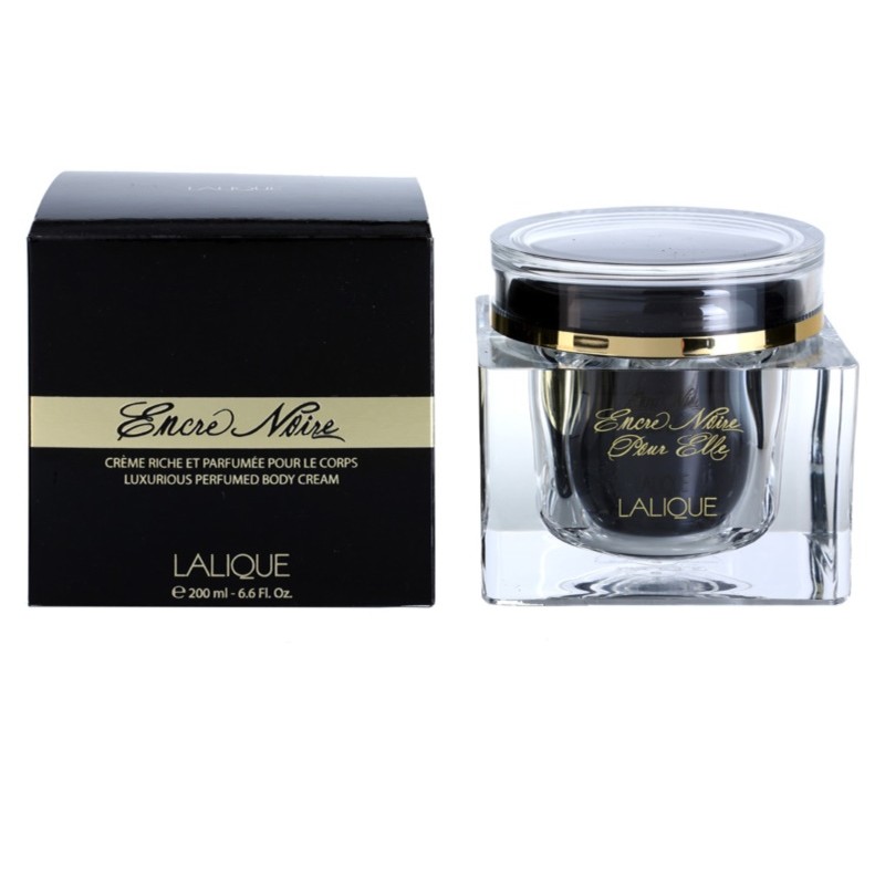 lalique encre noir body cream