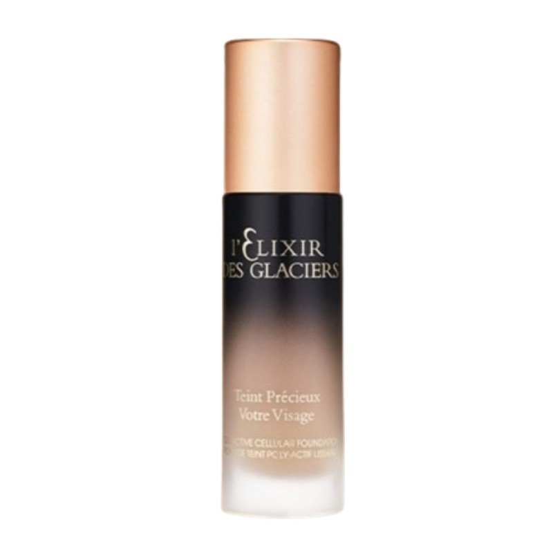 Elixir des Glaciers Teint Précieux 30ml - Sandy Beige à New York. - Maquillage faciale de Valmont d'effet de levage.